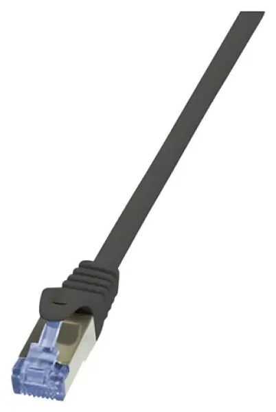 LogiLink CQ4103S čierna / Patch kábel / Cat.6a S/FTP / RJ-45 / 15 m (CQ4103S)