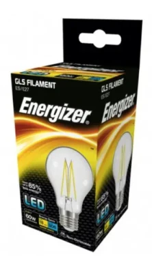 Energizer S12865 Filament Clear žiarovka 6.2W / pätica E27 / 2700K / 806lm / 15000h (S12865)