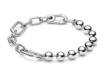 Pandora Štýlový strieborný náramok na prívesky Me 592793C00 20 cm