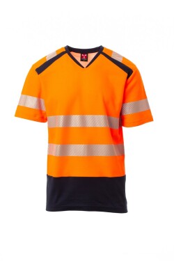 Reflexné pracovné tričko Payper WAY Farba: Oranžová Fluo/ N, Veľkosť: S (S00538P11802011S)