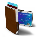 Kožená mini peňaženka Mondraghi Elegance Brown