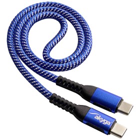 Akyga USB kábel USB-C ® zástrčka, USB-C ® zástrčka 0.50 m modrá AK-USB-36; AK-USB-36