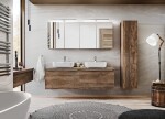 COMAD - Zrkadlová skrinka 80cm 2 dvierka SANTA FE OAK 5907611652466