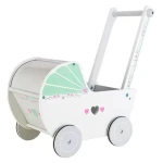 ECOTOYS Drevený kočík pre bábiky / od 3 rokov (TL00016)
