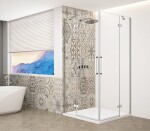 GELCO TRINITY CHROM štvorcový kút 900x900 rohový vstup, číre sklo, GT2290-90C-CH GT2290-90C-CH