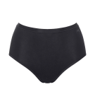 Dámske bavlnené nohavičky GO Daily s vysokým pásom - BLACK - black 0004 - SLOGGI BLACK L