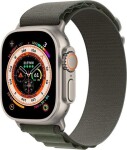 Apple Watch Ultra 2 GPS + Cellular, 49mm Titanium Case with Olive Alpine Loop - Small