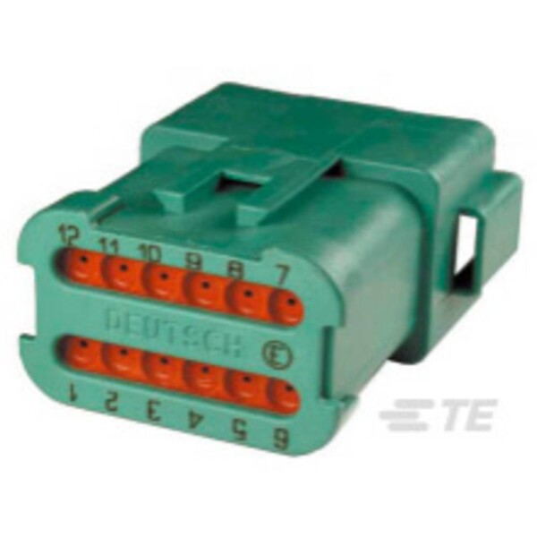 TE Connectivity zástrčkový konektor na kábel DT Počet pólov 12 DT04-12PC-CE01 1 ks; DT04-12PC-CE01