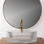 REA - Umývadlo na dosku Ingrid Transparent REA-U0278