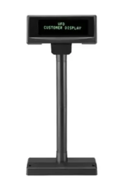 Fec FV-2029M VFD / zákaznícky displej / 2x20 / 9mm / USB Virtual COM / čierny (FV-2029M-U GRY)