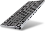 Axagon AXAGON HMC-KB USB-C Tastatur, microSD/SD, 3x USB-A 3.0, HDMI 4K/60Hz, PD 100W, Audio - DE Layout