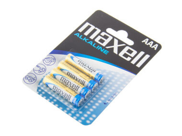 Maxell Alkaline Nenabíjacia batéria AAA / 4ks / Blister (LR03/4B)