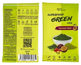 FitStream Superfood GREEN mix / Superfood prášok / 5 g / 1 sáčok (FitStream-Superfood-Green-mix-5g)