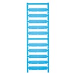 Weidmüller 1248840000 SFX 10/60 S MC NE BL značenie káblov Druh montáže: káblové spony Potlačiteľná plocha: 11 x 60 mm modrá Počet markerov: 50 50 ks; 1248840000