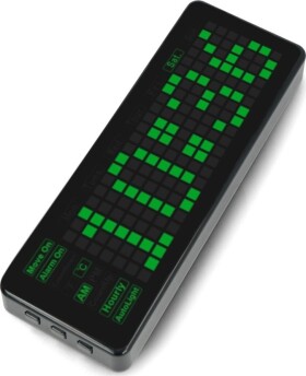 Waveshare Pico-Clock-Green - moduł z cyfrowym zegarem elektronickým LED - nakładka do Raspberry Pi Pico - Waveshare 19695}