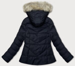 Čierna dámska krátka prešívaná zimná bunda J Style (5M3153-392) odstíny černé S (36)