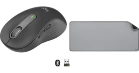 Logitech M650 L grafitová + Studio Series Mid Grey / Sada bezdrôtovej myši a podložky / 2.4 GHz / Bluetooth / 1x AA