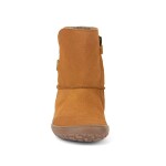 Detská zimná barefoot obuv TEX SUEDE Cognac, Froddo, G3160238-2, hnedá - 29