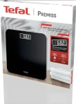 TEFAL PP1800V0 Premiss čierna / Osobná váha / 160 kg / LCD / temperované sklo (PP1800V0)