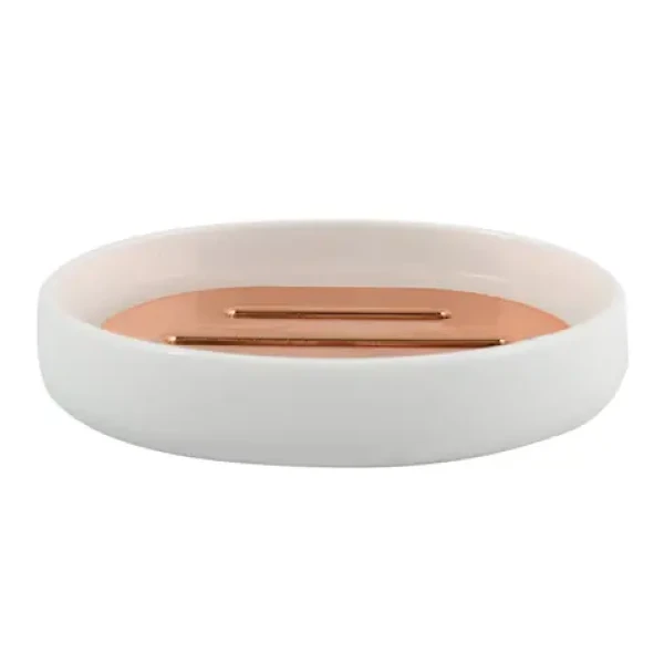 MSV PRETTY mydlenka biela / medená / plast (3700703944058)