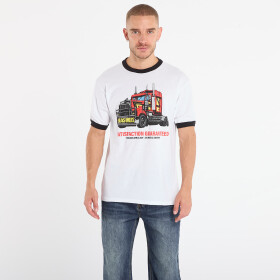 Tričko PLEASURES Big Load Ringer T-Shirt White XL