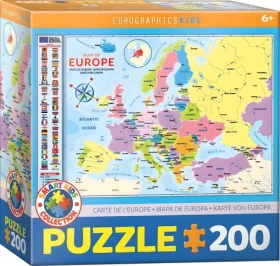 EUROGRAPHICS Puzzle Mapa Európy