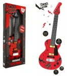 TEDDIES Gitara ROCK STAR červená
