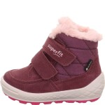 Dievčenské zimné topánky GROOVY 2.0 Red/Pink GTX Superfit 1-106314-5010 - 25
