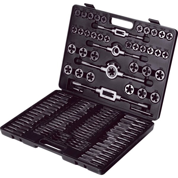 TOOLCRAFT TO-9913164 kalená legovaná oceľ, volfrám-oceľ súprava závitového vrtáka a závitového želiezka, DIN 2181, 1 sada; TO-9913164