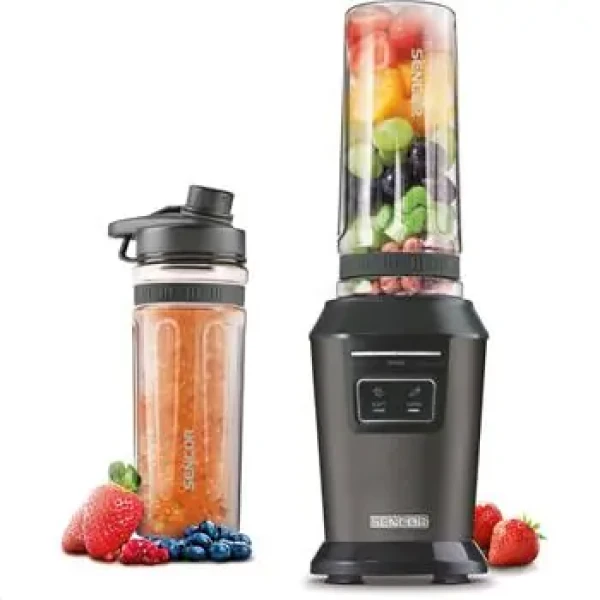 Sencor SBL 7078BK čierna / smoothie mixér / 800W / 2x 600ml (8590669243204)