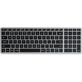 Satechi klávesnica Slim X2 šedá / bezdrôtová klávesnica / Bluetooth / USB-C / podsvietená (ST-BTSX2M)