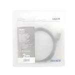 LogiLink HDMI 2.0 čierna / HDMI kábel / 4K UHD / 60 Hz / 2 m (CHA0101)