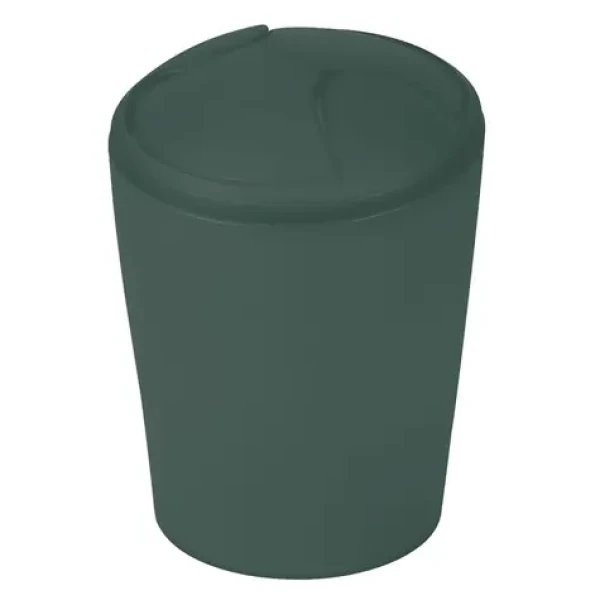 Spirella MOVE výklopný odpadkový kôš 2 L tmavo zelený / plast (7610583294661)