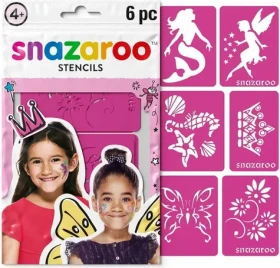 SNAZAROO Šablóny na tvárovej farby Fantasy 6ks