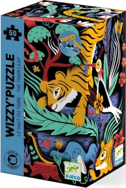 DJECO Puzzle Tiger s 3D okuliarmi