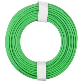 Donau Elektronik 125-014 opletenie / lanko 1 x 0.25 mm² zelená 10 m; 125-014