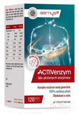 BARNY´S Activenzym 120 kapsúl