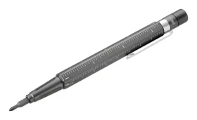 TROIKA CONSTRUCTION TOOL 13 / Multifunkčný nástroj / 12 bitov / magnetický hrot / hliník (BIT20/TI)