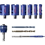 Bosch Accessories EXPERT Construction 2608900490 sada dierovacích píl 10-dielna 20 mm, 25 mm, 32 mm, 38 mm, 51 mm, 64 mm 10 ks; 2608900490