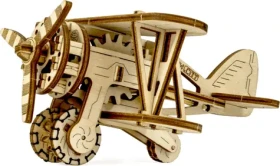 Wooden City 3D Drevené puzzle Dvojplošník