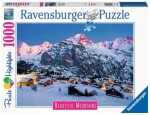 Ravensburger Dych vyrážajúce hory Bernská vysočina Murren vo Švajčiarsku