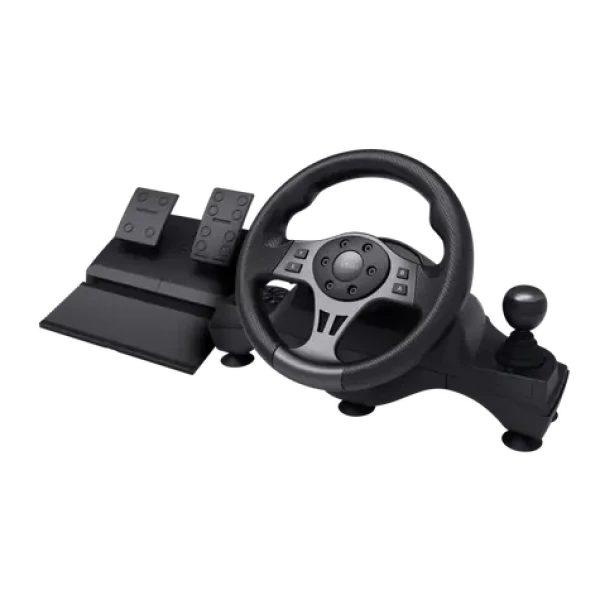 Trust GXT289 Movi čierna / Volant / Pedále / Vibrácie / USB / PC, Xbox, PS4, Switch (25122)