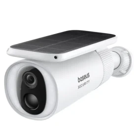 Baseus Security S1 2K biela / Vonkajšia kamera / solárne napájanie / 2304 x 1296 DPI / Uhol záberu 145 ° / Wi-Fi / IP67 (S0SW002130)