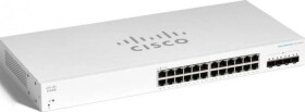 Cisco Cisco switch CBS220-24T-4G, 24xGbE RJ45, 4xSFP, fanless - REFRESH