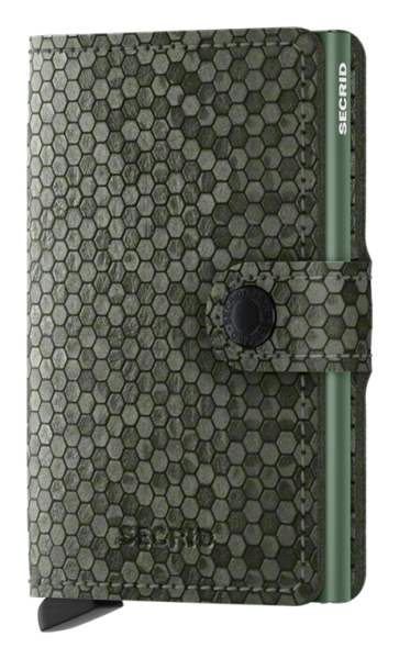 Mini peňaženka Secrid Miniwallet Hexagon Green