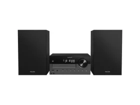 Philips TAM4505M2 čierna / Mikrosystém / FM / DAB+ / CD / USB / BT / 80W repro (TAM4505M2)