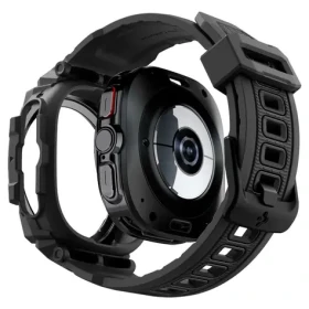 Spigen Rugged Armor Pre ochranný kryt s remienkom pre Samsung Galaxy Watch Ultra čierna (ACS08427)