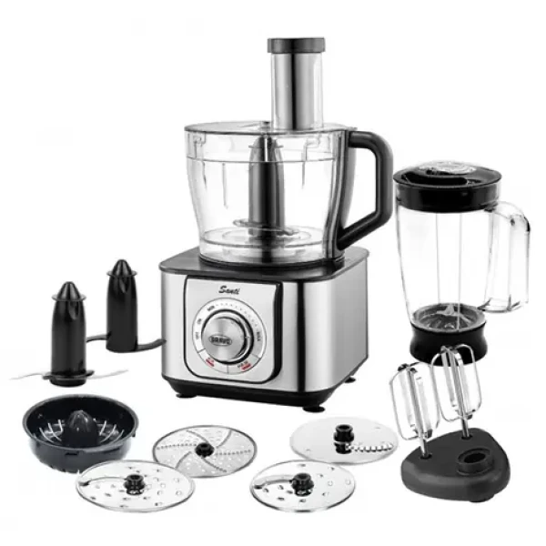 Bravo B-4696 / Kuchynský robot / 7 funkcií / misa 2,5 l / mixovacia nádoba 1,2 l (100001117926)