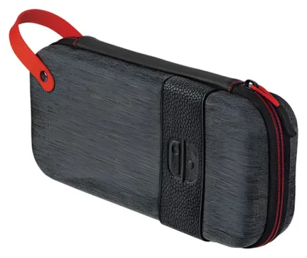 PDP Elite Dlx Travel Case šedá / Pouzdro pro Nintendo Switch / tvrdá skořepina / organizér na karty (500-152-EU)