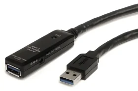 StarTech Predlžovací kábel USB čierna / Kábel / USB-A (M) - USB-A (F) / 10 m / 5 Gbps (USB3AAEXT10M)